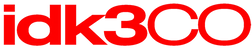 Red 'idk3CO' logo on a white background
