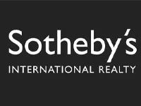 Sotheby's International Realty logo on a black background